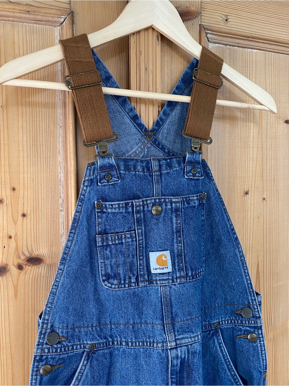 Carhartt Vintage Denim Overalls | Classic Workwear | Women's XS/S - Picture 3 of 5